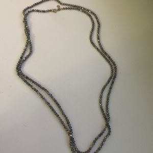 Loft long beaded necklace